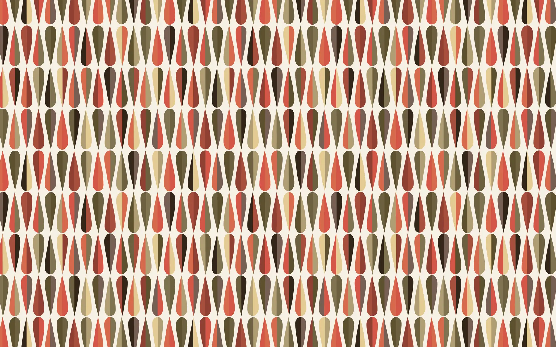 murales de pared Gotas retro de los 70 u51626
