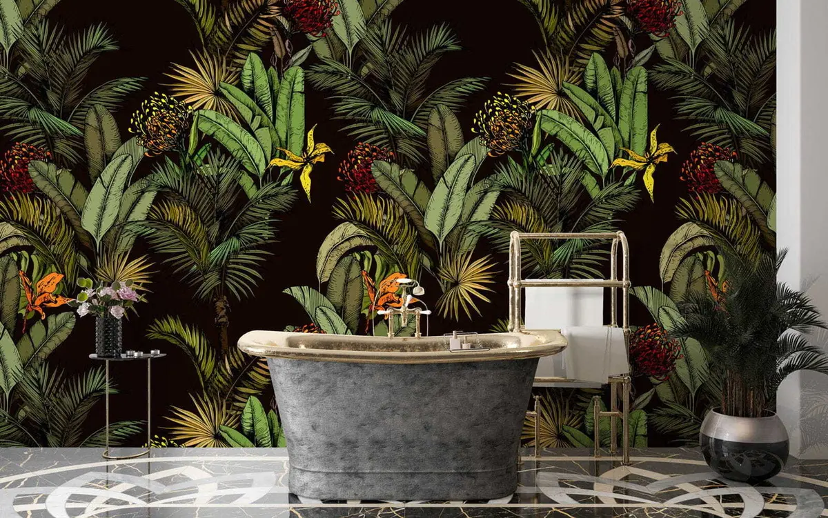 Murales de pared Follaje verde selva u79699 murales de pared Follaje verde selva u79699