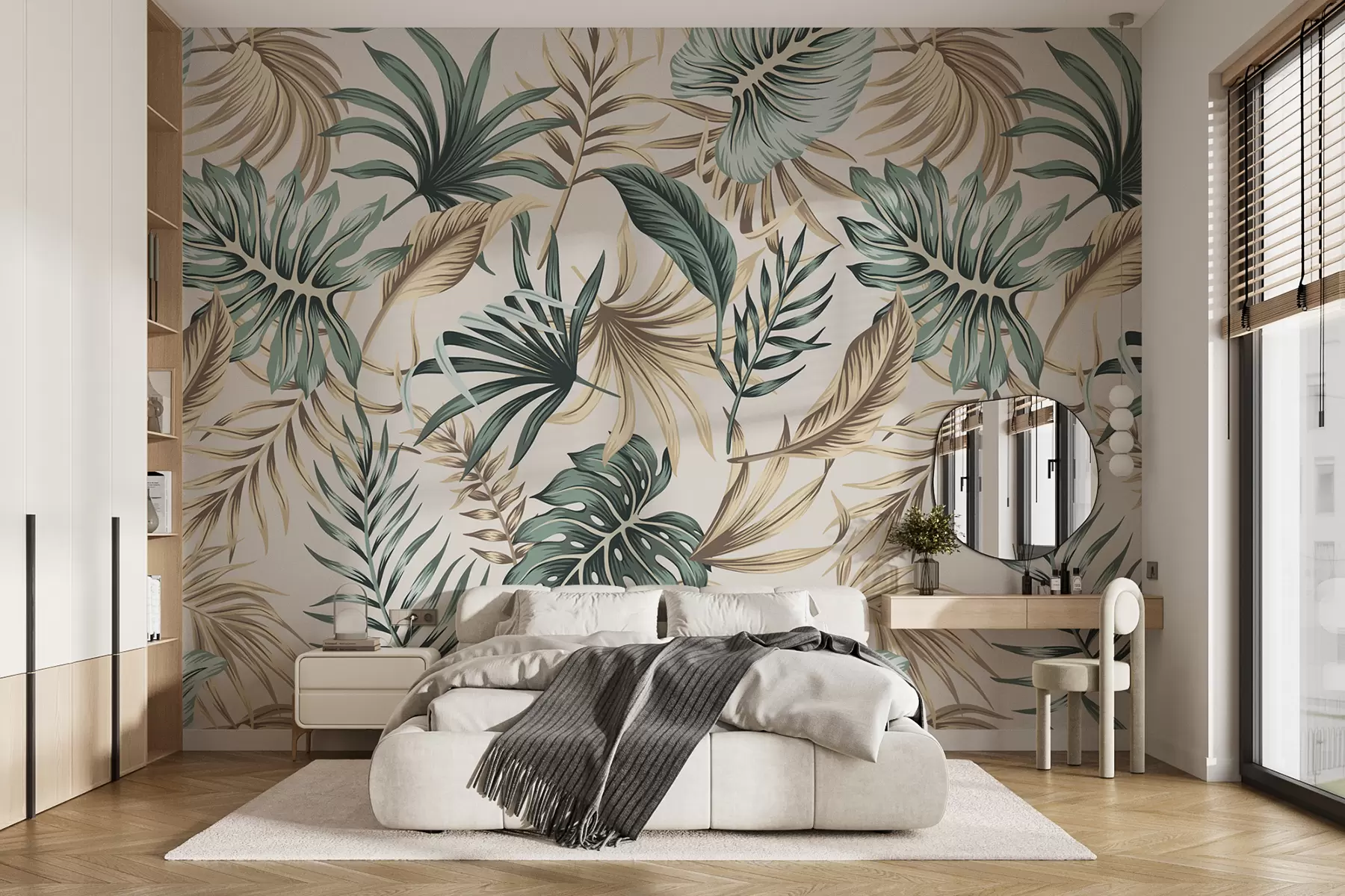 murales de pared Hojas de colores u51888