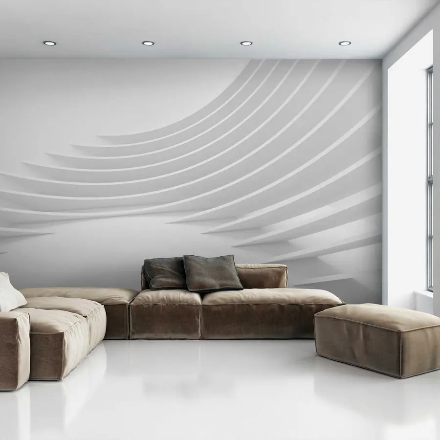 murales de pared rayas 3D u08390