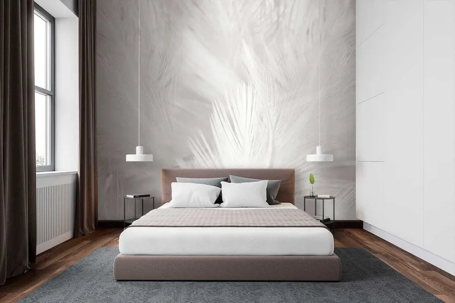 murales de pared Plumas blancas u15622
