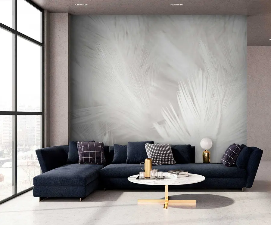 murales de pared Plumas blancas u15622