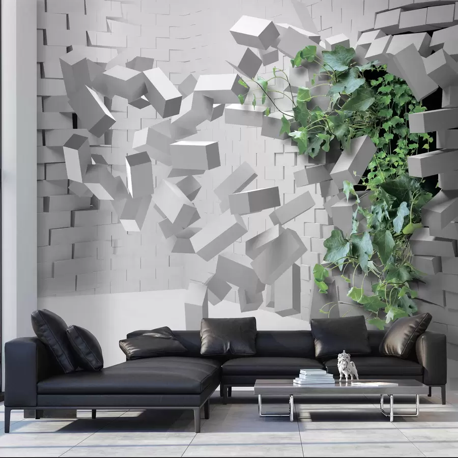 murales de pared Ivy rompe la pared u22697