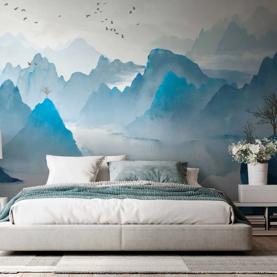 murales de pared Montañas Azules u32523