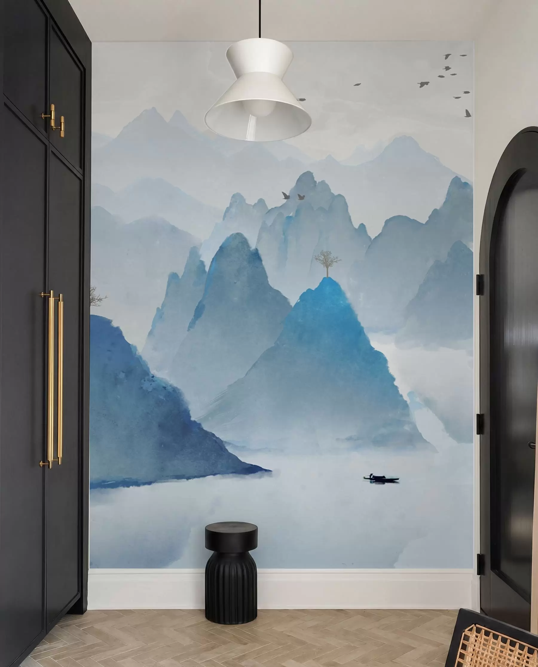 murales de pared Montañas Azules u32523
