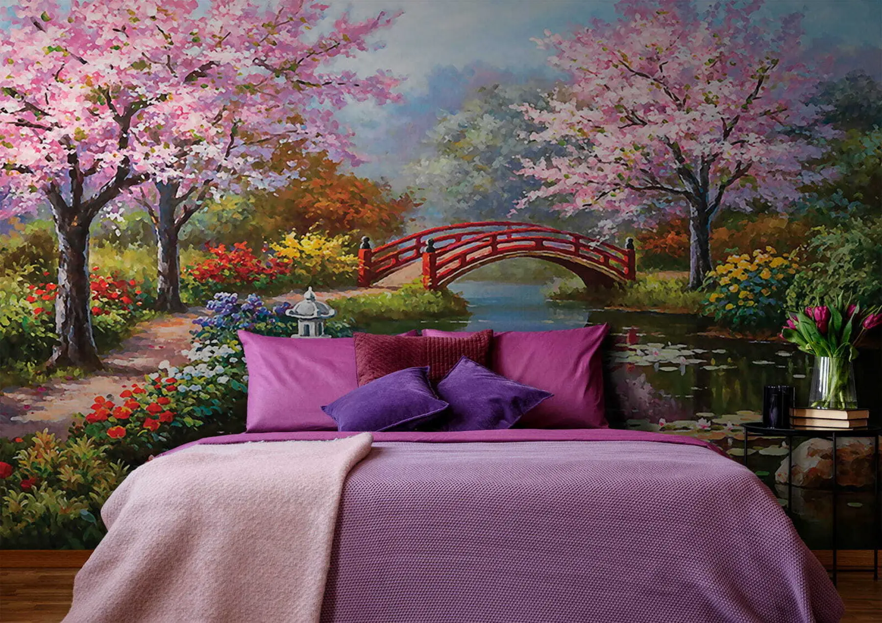 murales de pared Jardín japonés u35418