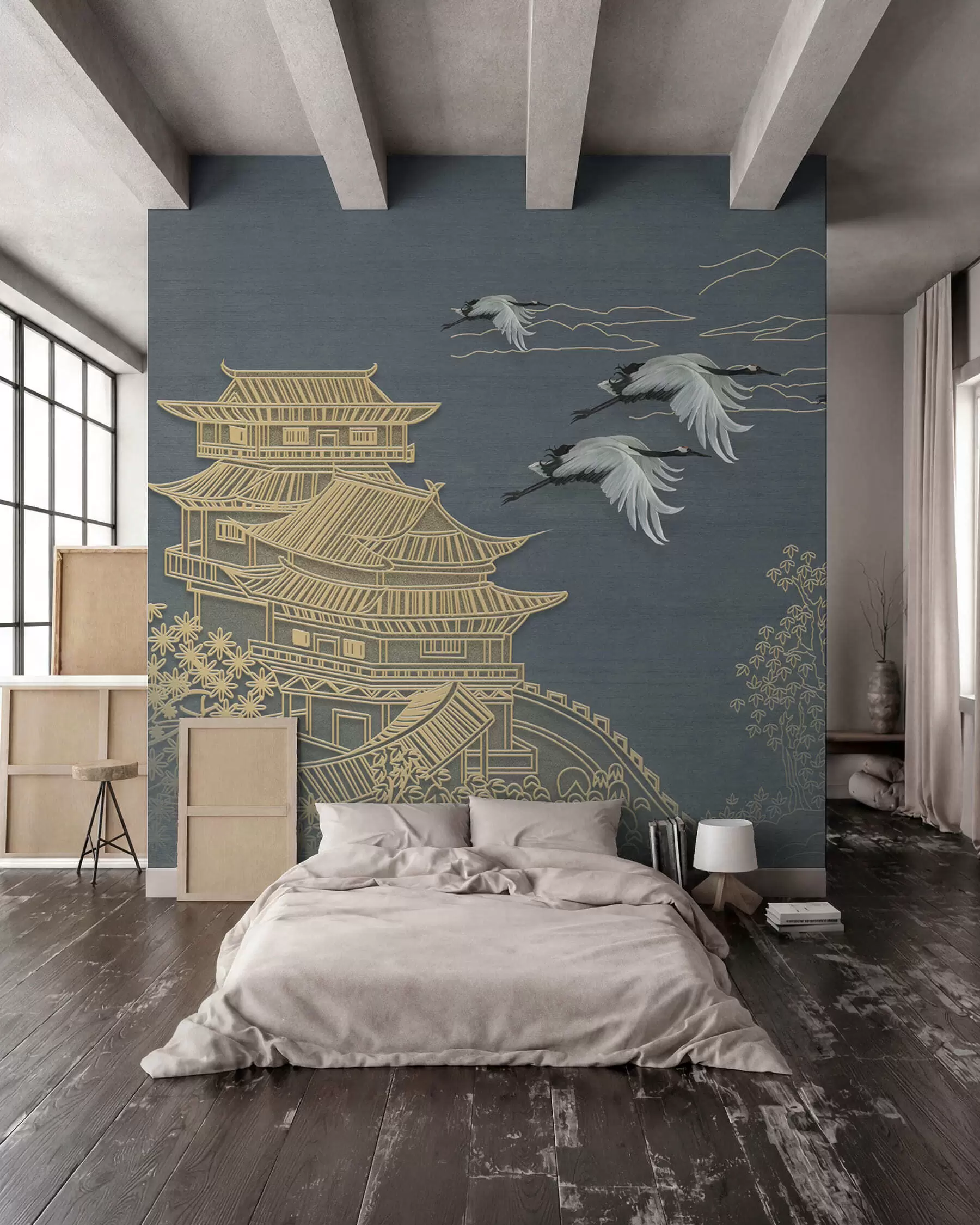 murales de pared Dibujo de estilo japones u38720