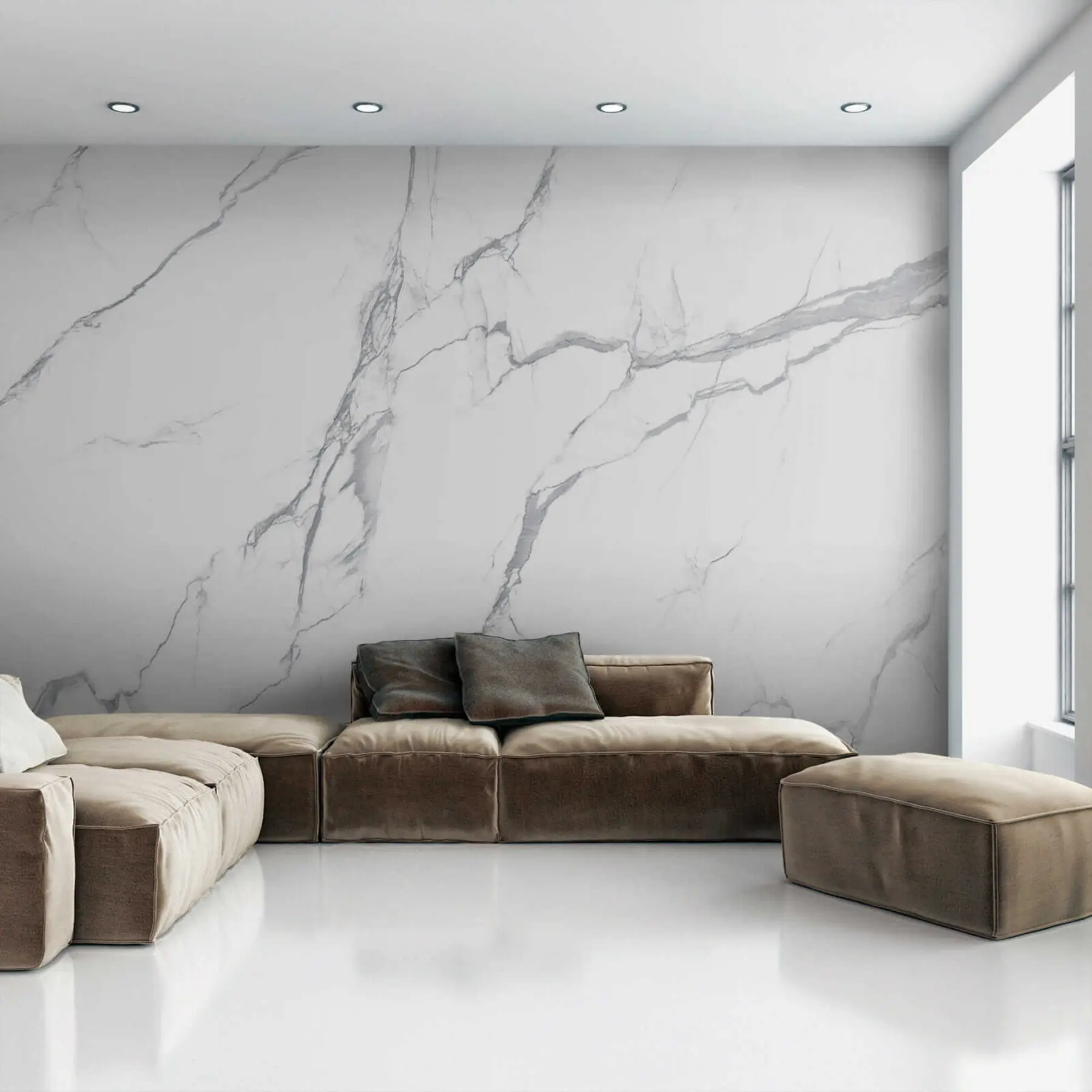 murales de pared Mármol blanco u42049