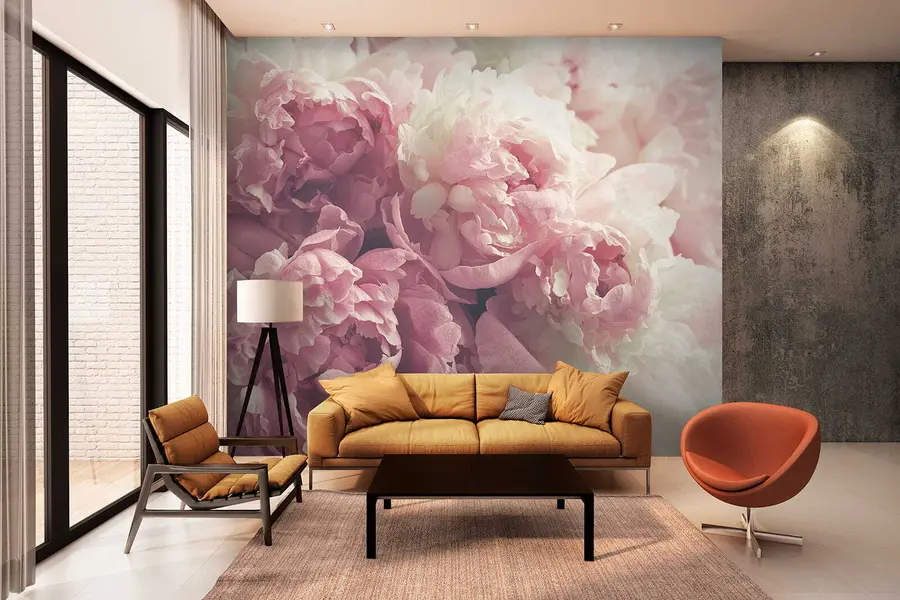 murales de pared Peonias delicadas u44746