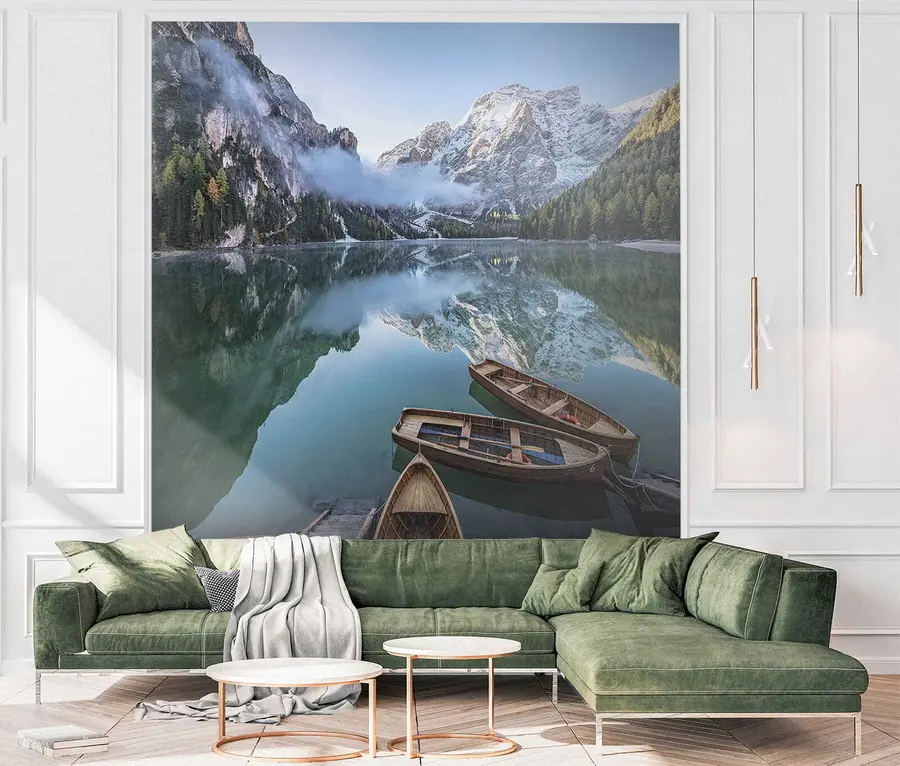 murales de pared Paisaje con barcos u44826