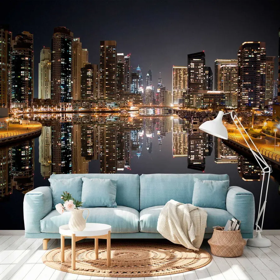 murales de pared El ambiente de la ciudad u53311