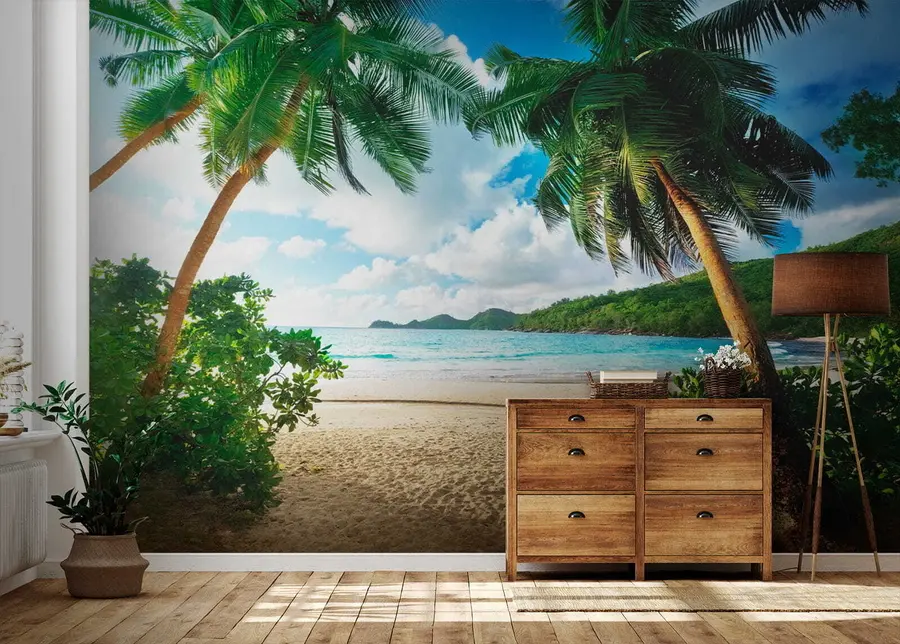 murales de pared Descansa bajo las palmeras u53753