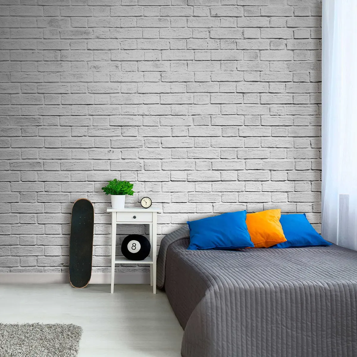 murales de pared Ladrillo blanco u54004