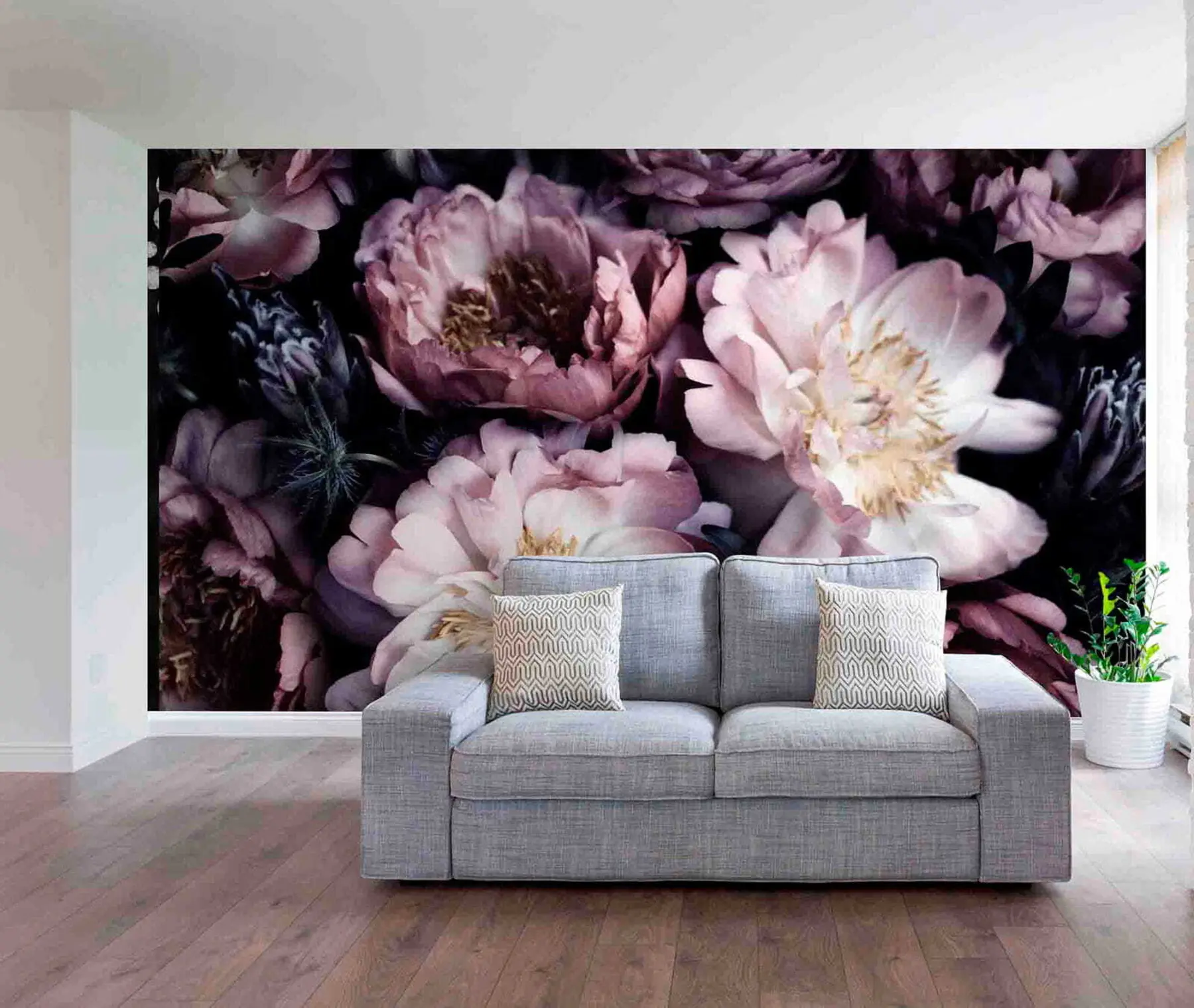 murales de pared Peonías u55074