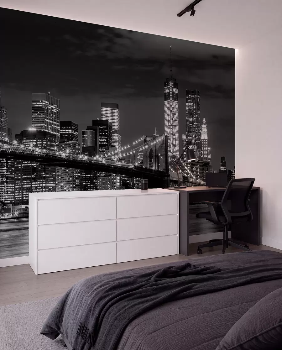 murales de pared Ciudad de noche u56428