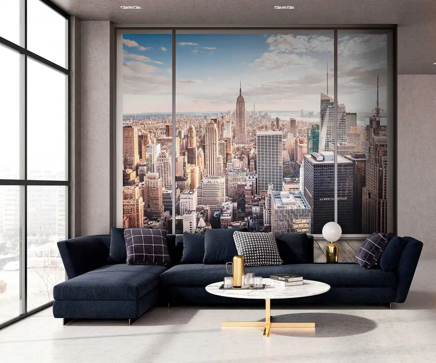 murales de pared Vista de Nueva York u59880