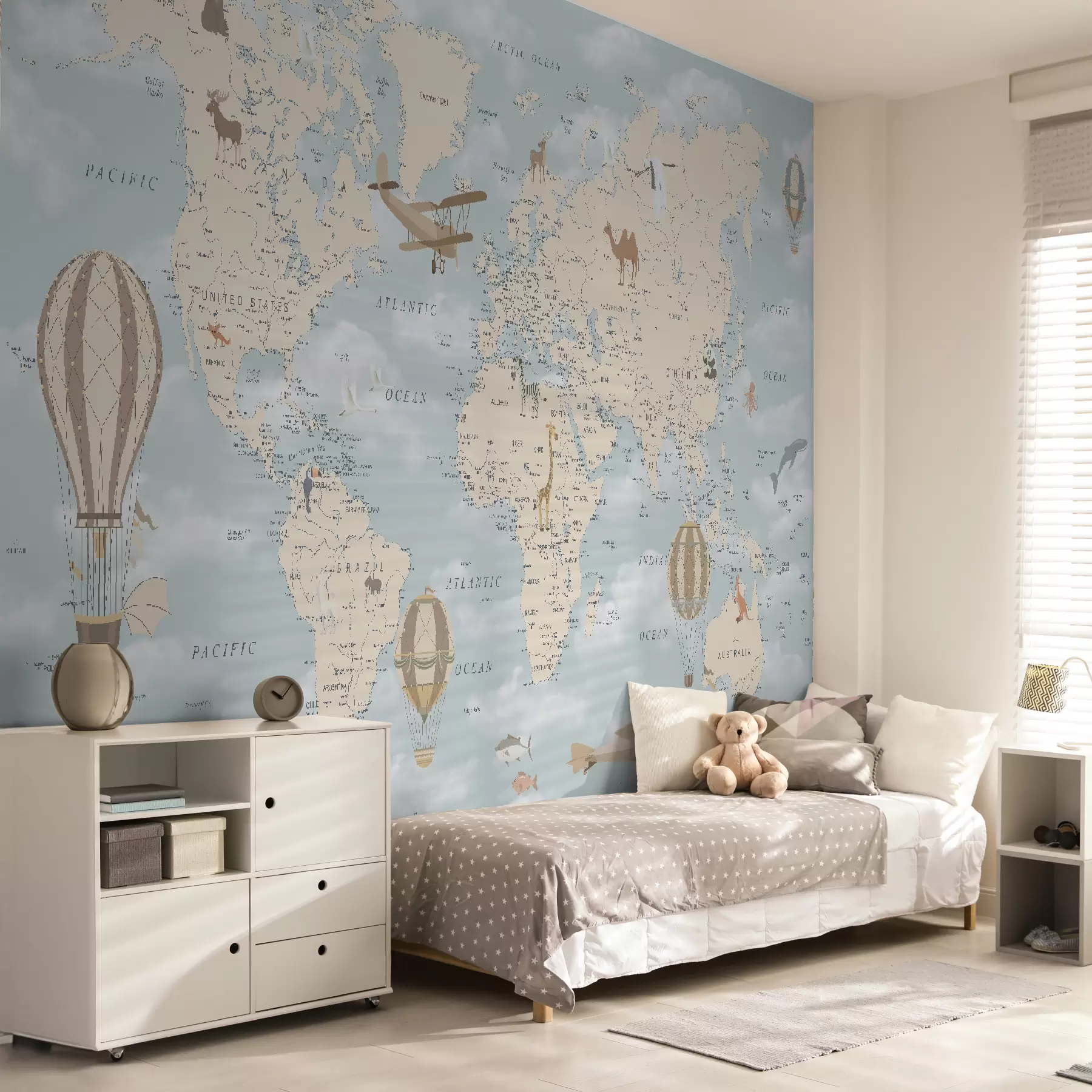 murales de pared Volando por el mundo u60135