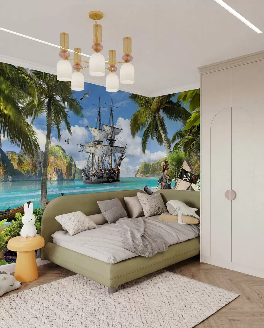 murales de pared Barco pirata u62419