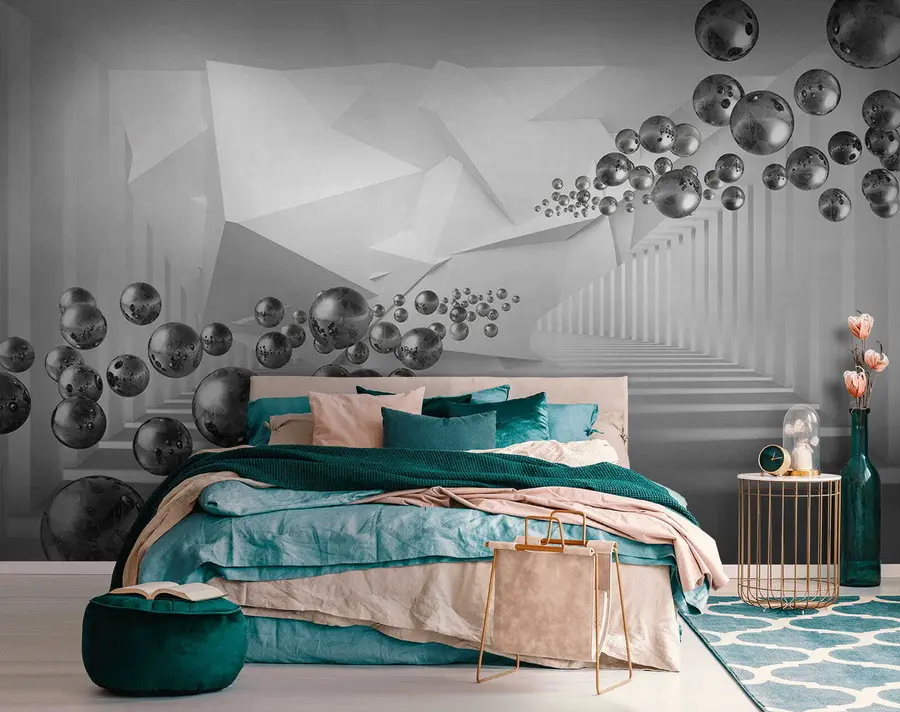 murales de pared en gris u63734
