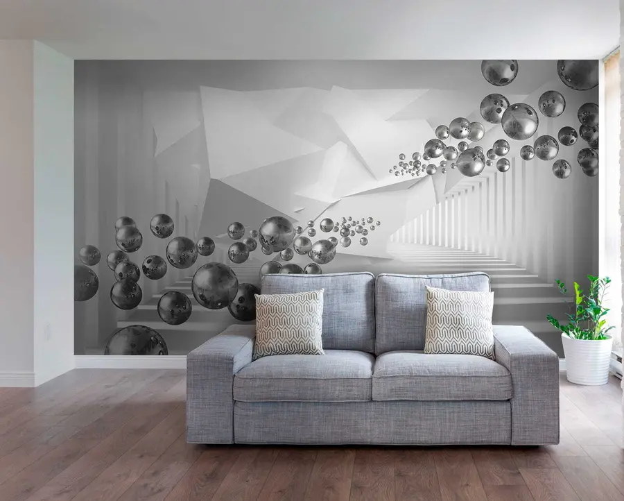 murales de pared en gris u63734