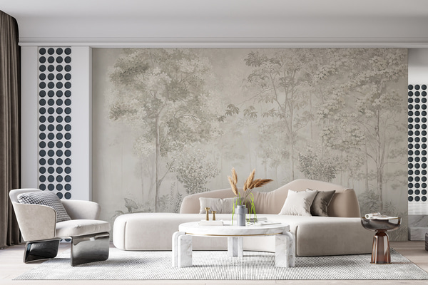 Fotomurale Papel pintado Bosque encantador, Fotomurales estilo Oriental, u78448 : uwalls.com.py