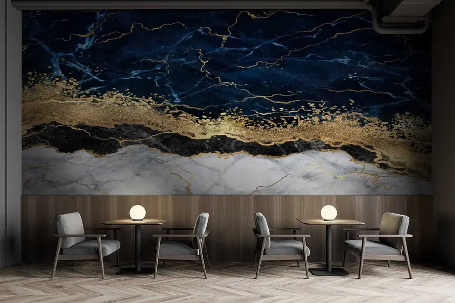murales de pared Mármol de arándano u71175