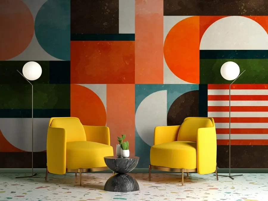 murales de pared Decoración retro u71427