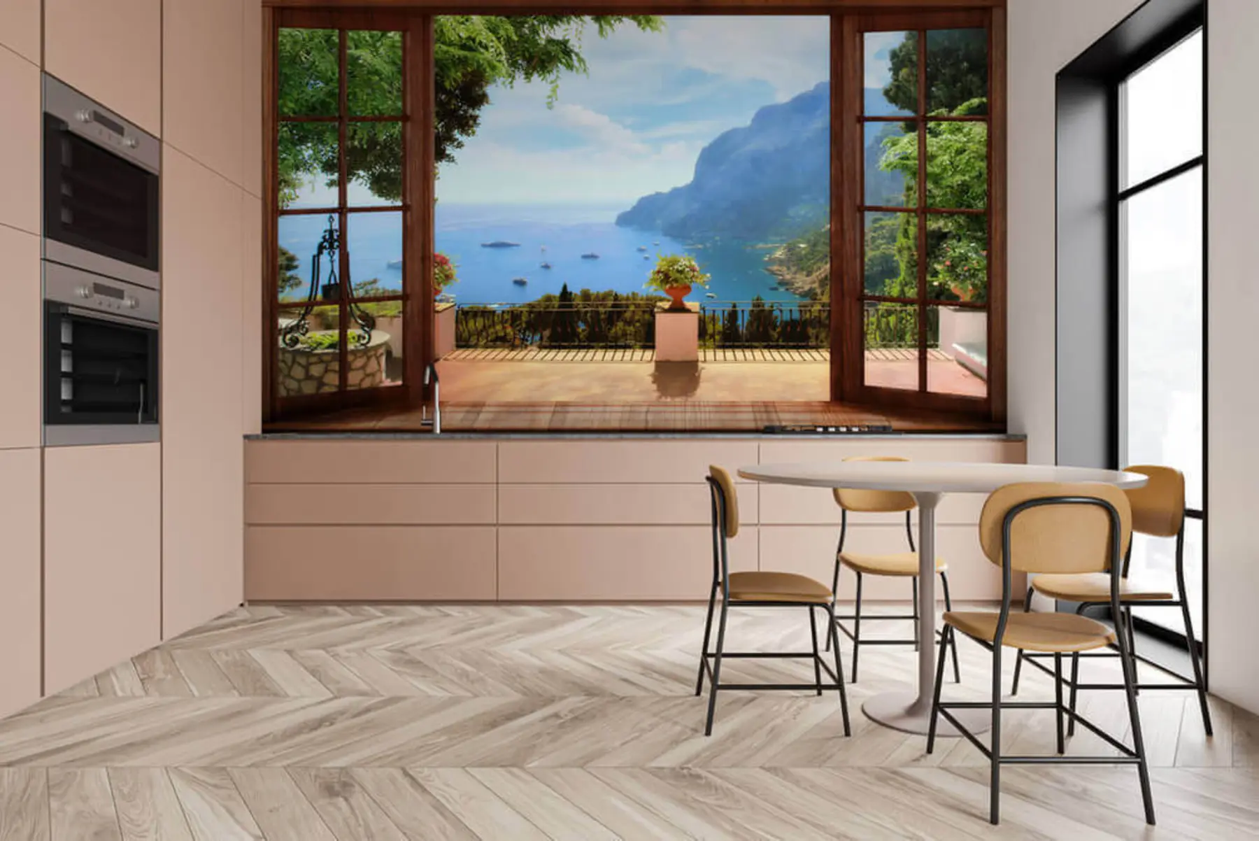 murales de pared Agua, cielo y nube u18229