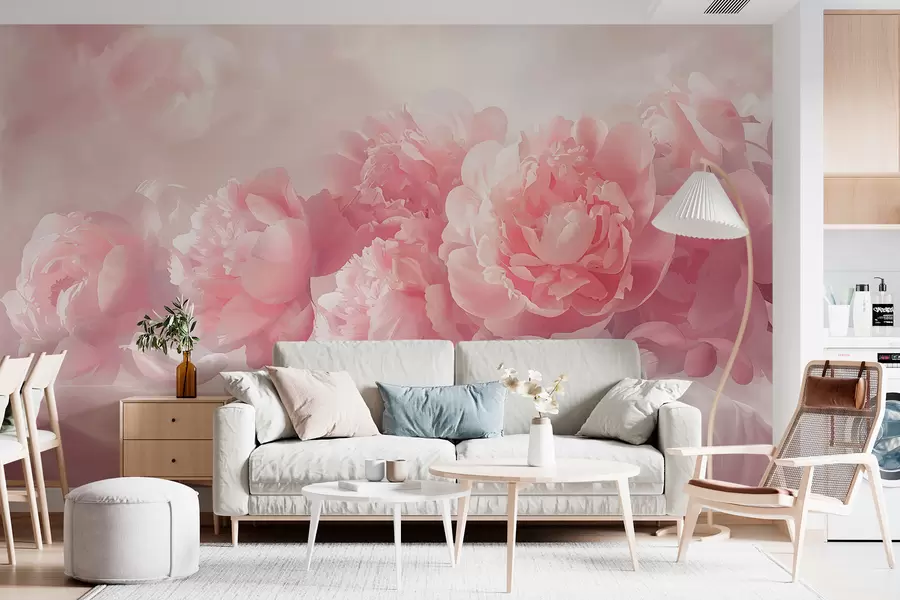 murales de pared Peonías w01234