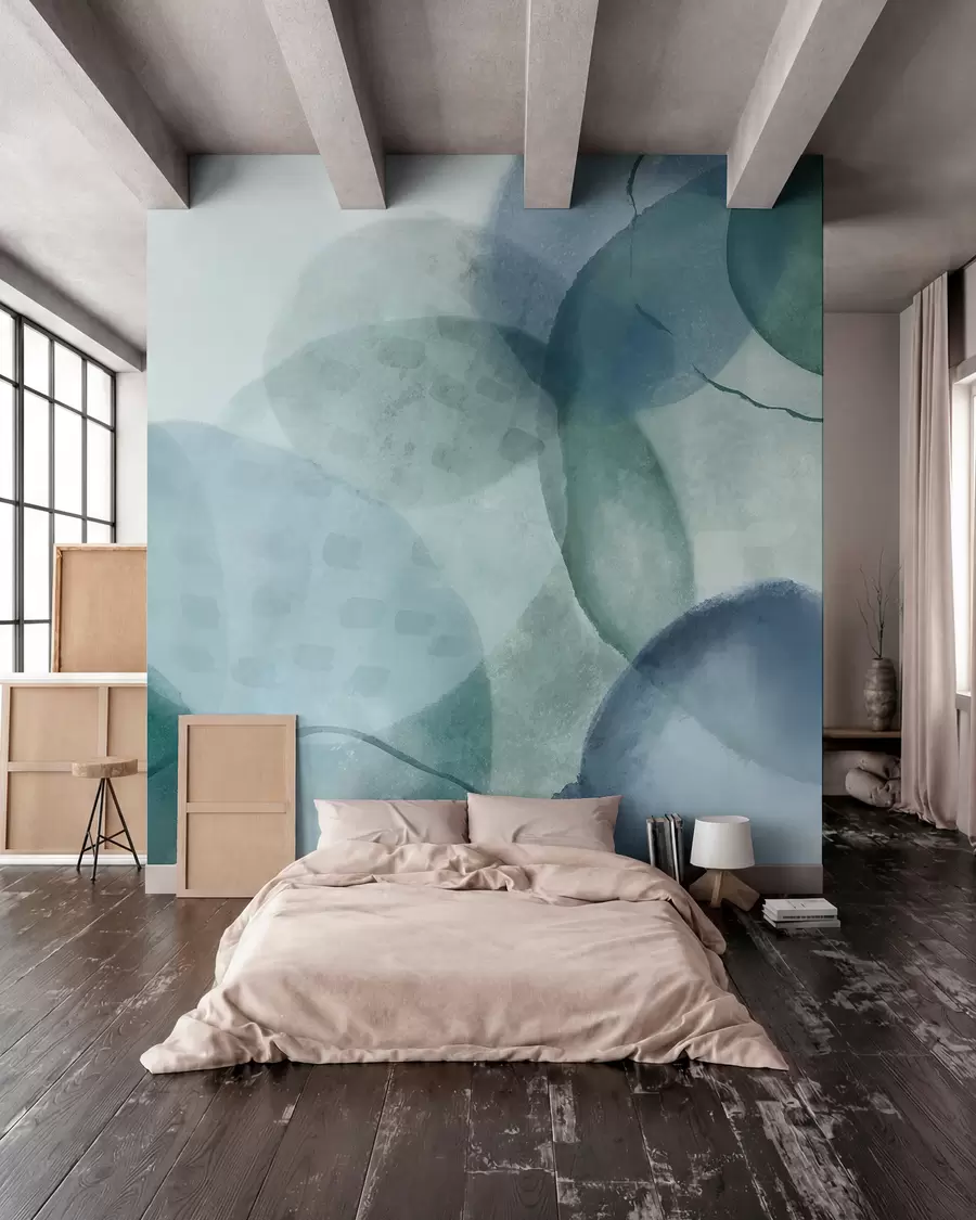 murales de pared Acuarelas de marea w07926