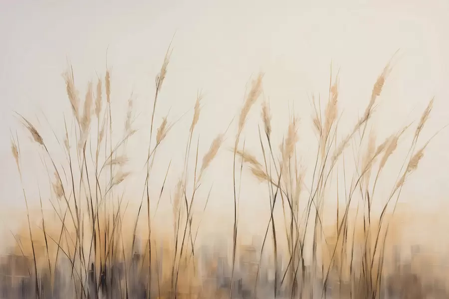 murales de pared Cañas secas w01046