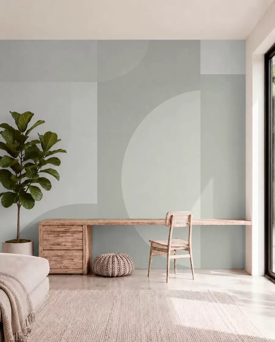 murales de pared Geometría minimalista con estilo w01500