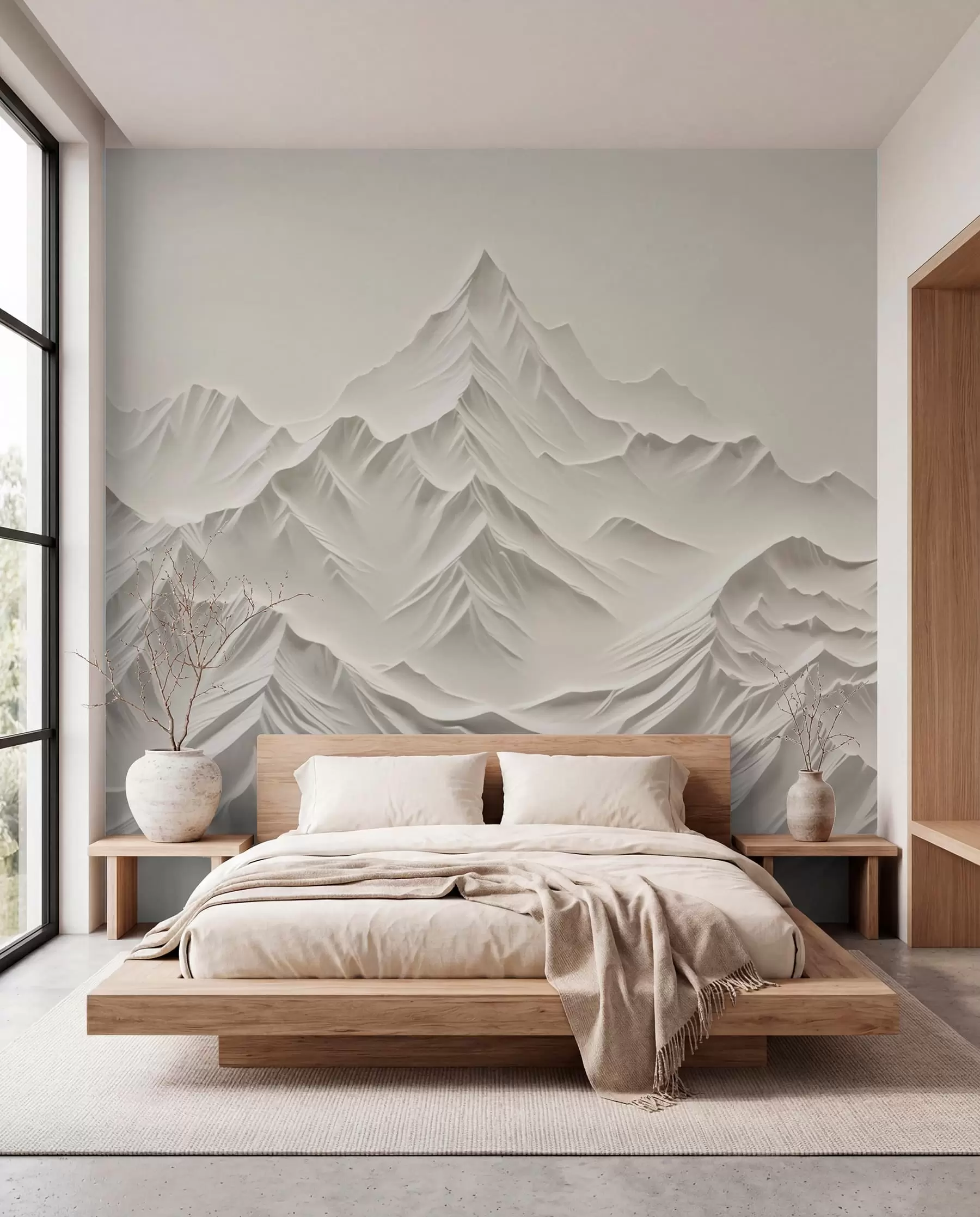 murales de pared Cumbres esculpidas w01644