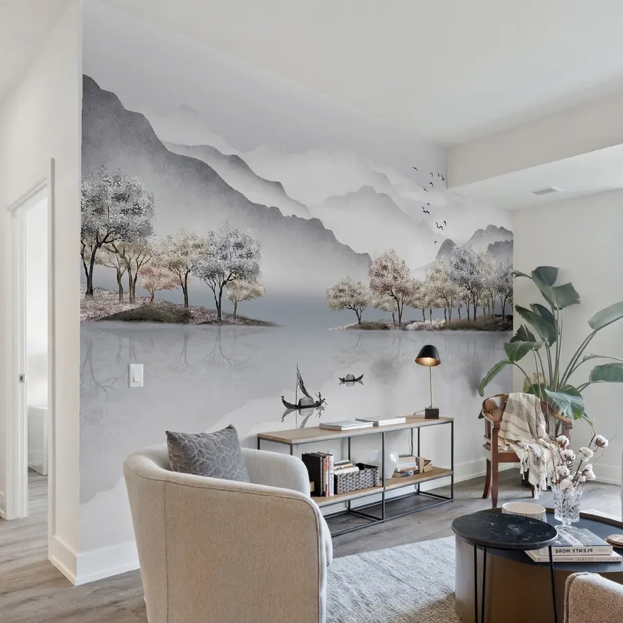 murales de pared Atmósfera, cielo y pájaro u33543