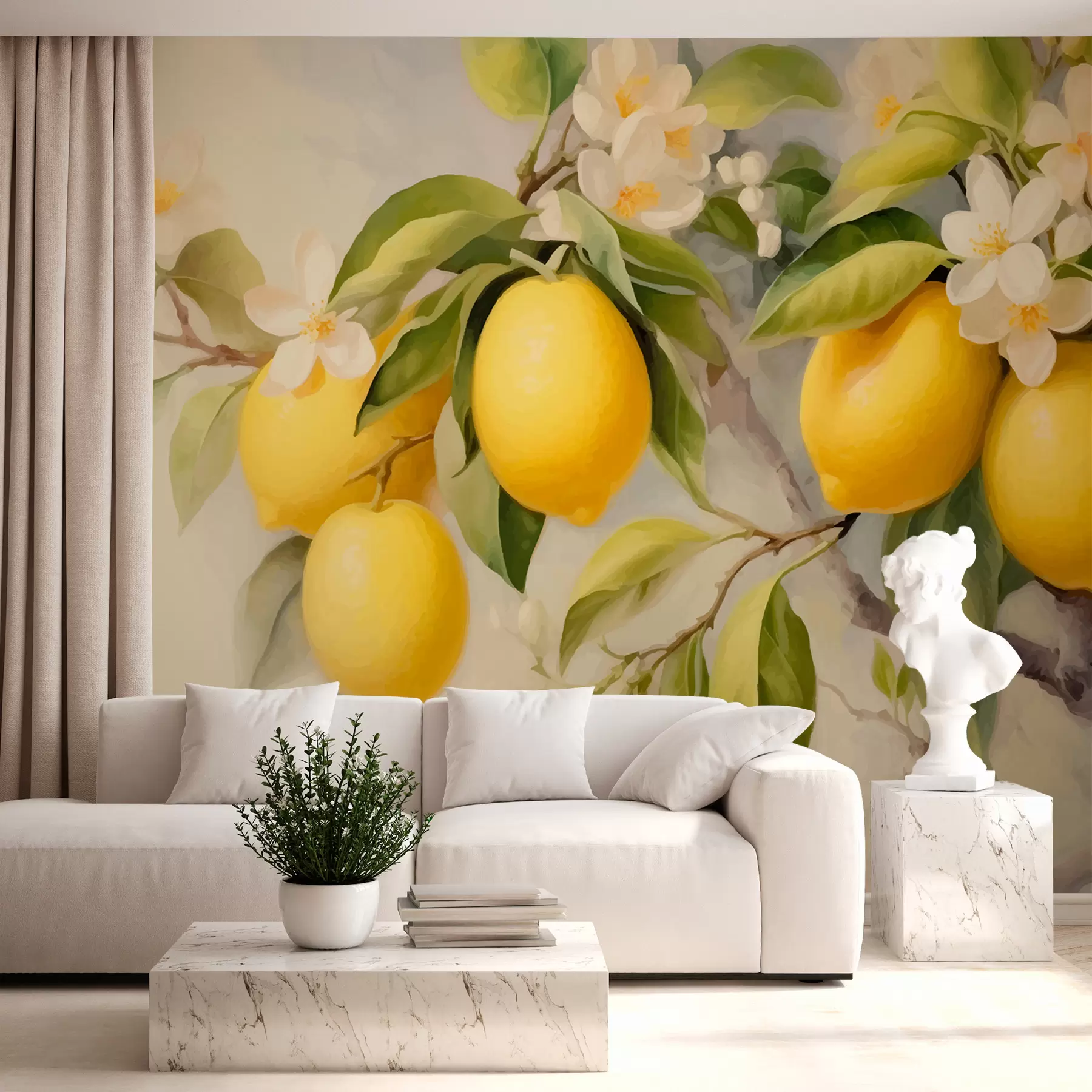murales de pared limones w01136