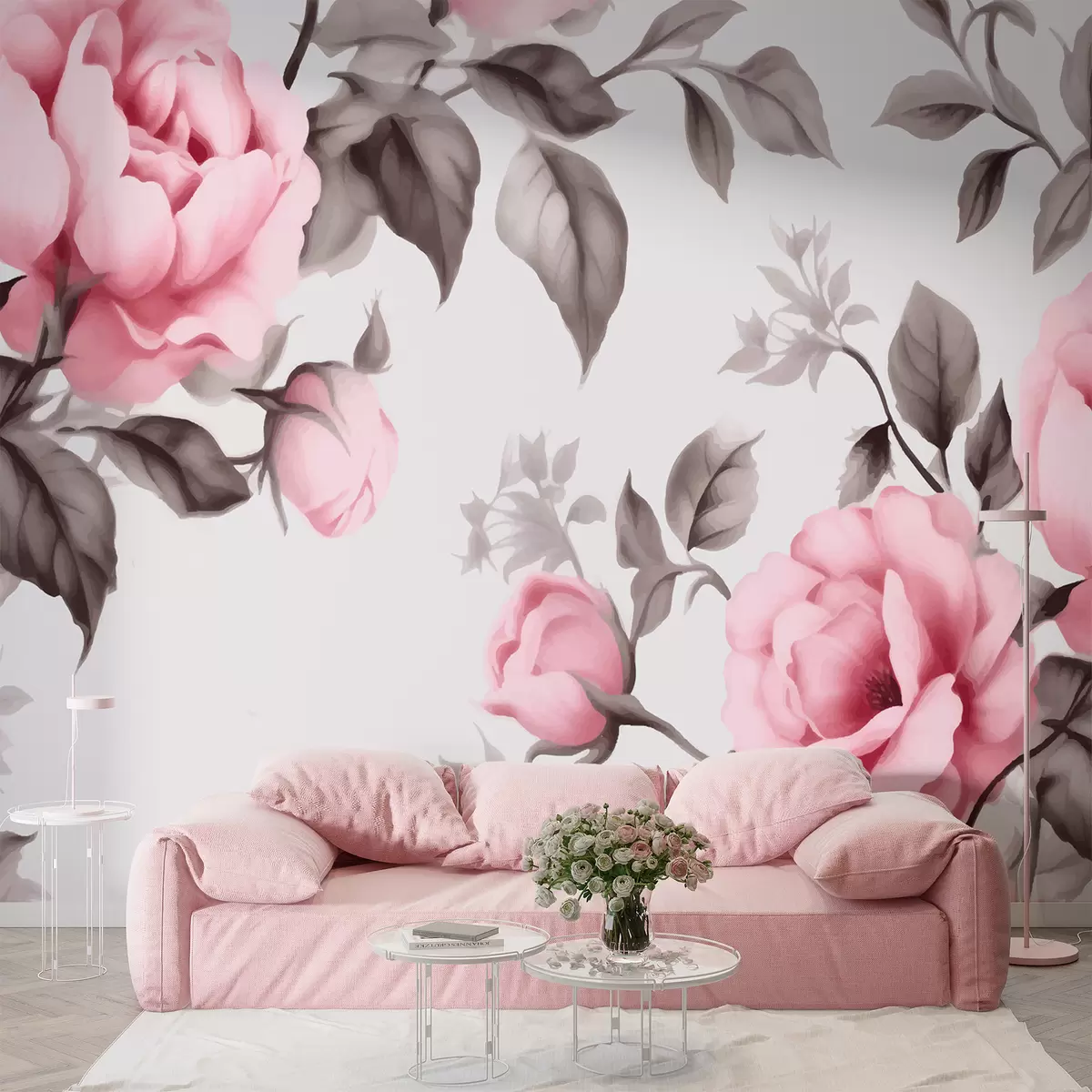 murales de pared Follaje vintage w01736