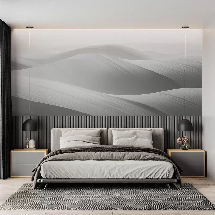 murales de pared Relieve de las laderas de las montañas w01717