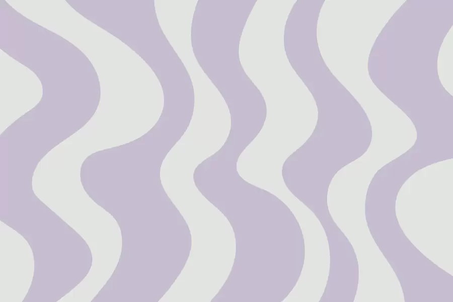 murales de pared Líneas moradas sinuosas w01833v4