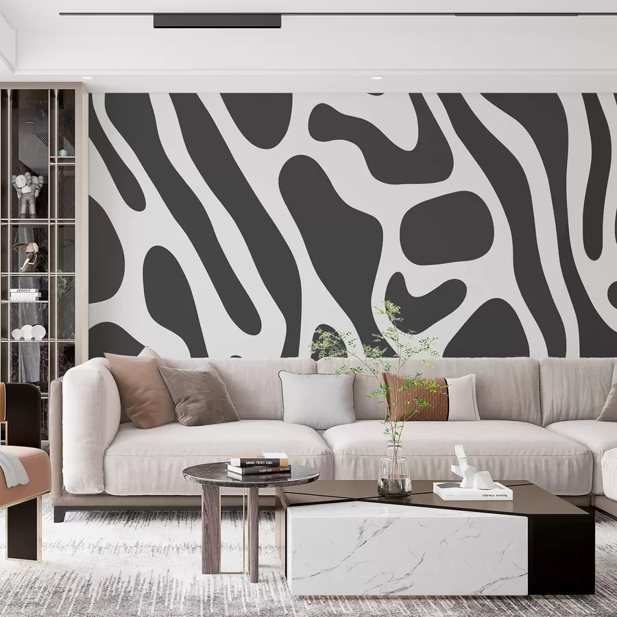 murales de pared Ondas estilizadas w01972v2