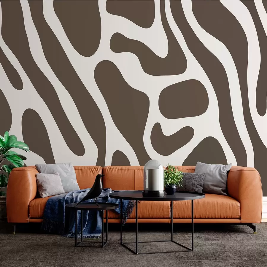 murales de pared Ondas estilizadas w01972v3