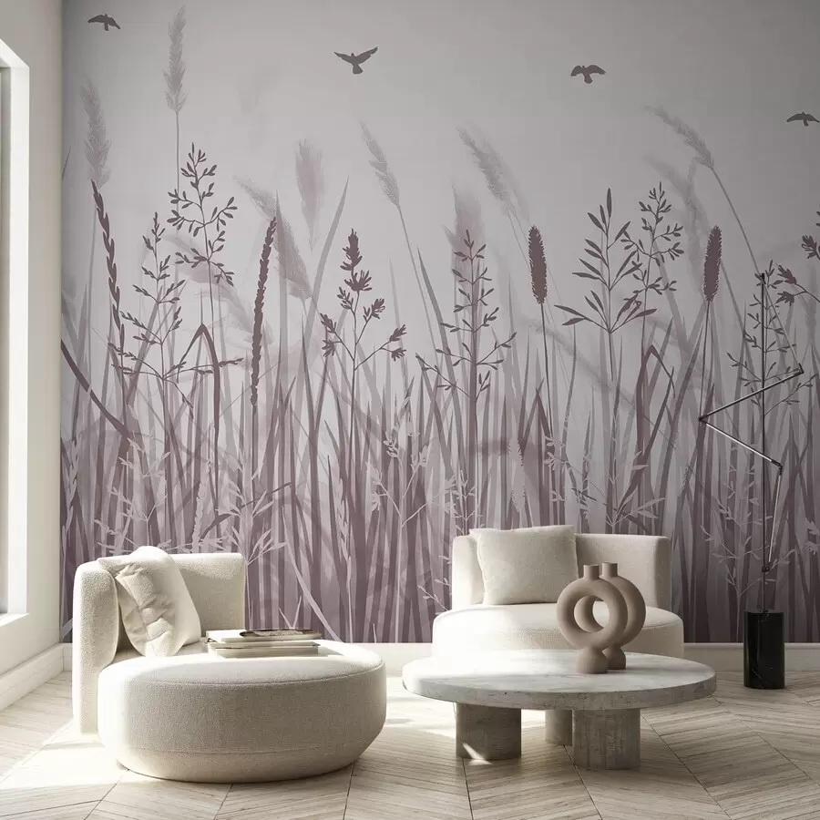 murales de pared Un campo de espigas w02119v3