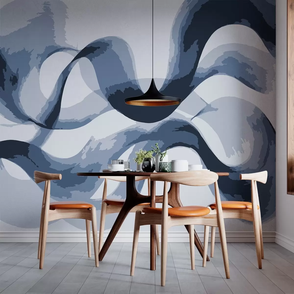 murales de pared Ondas abstractas w02304v1