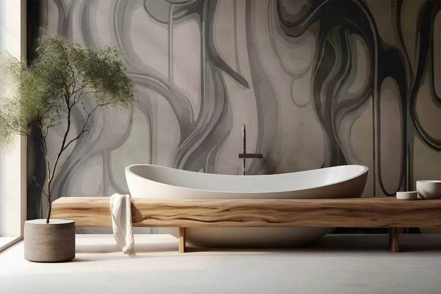 Murales de pared Líneas abstractas w02421 murales de pared Líneas abstractas w02421