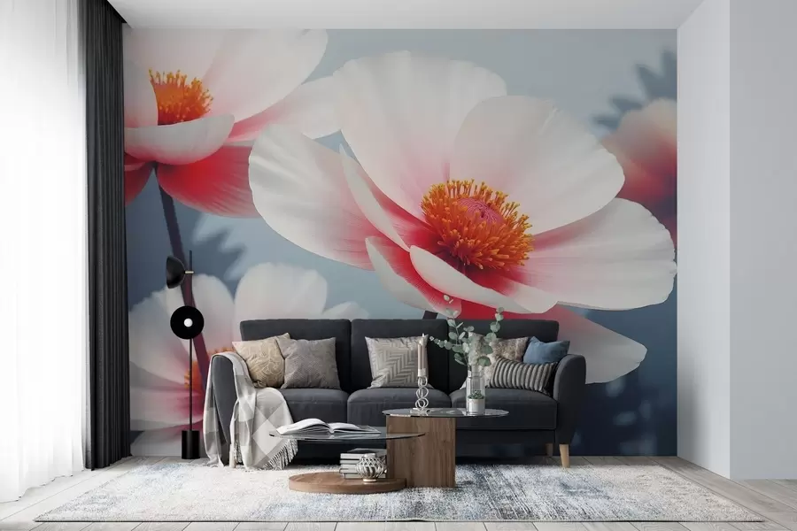 murales de pared Flores coloridas w02612