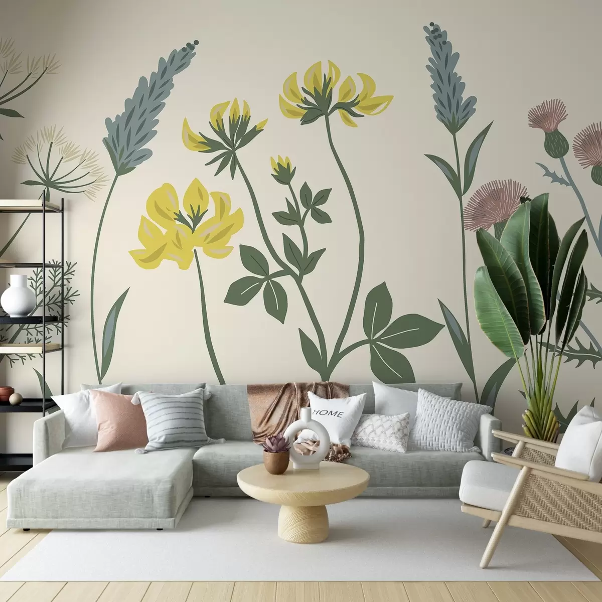 murales de pared Motivo floral w02654