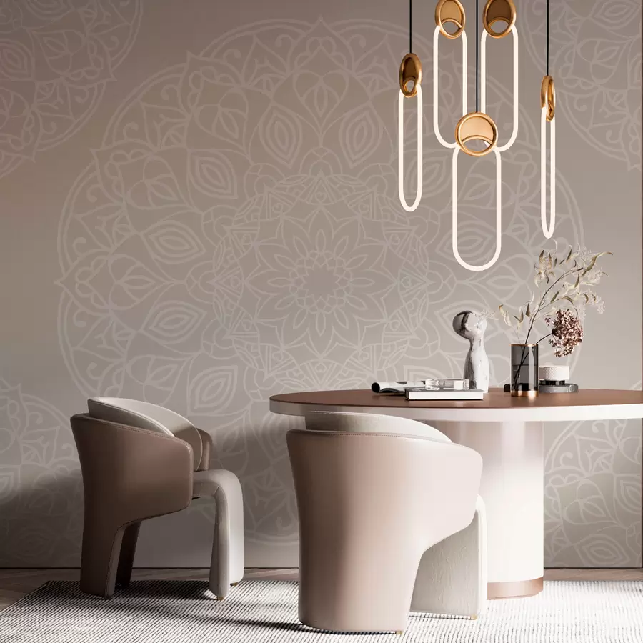 murales de pared Elegante geometría mandala w02832v1