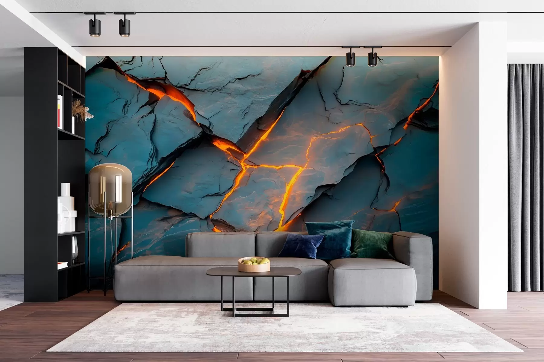 murales de pared Rocas volcánicas w02761