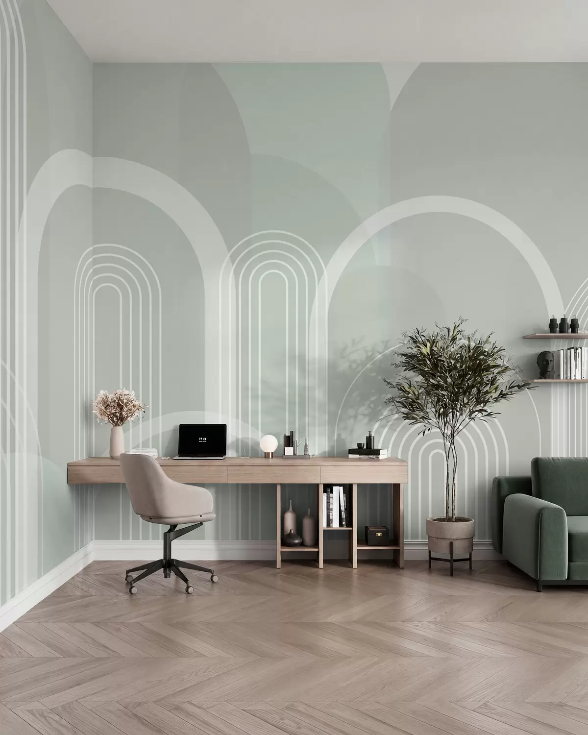 murales de pared Arcos geométricos boho w02935v3