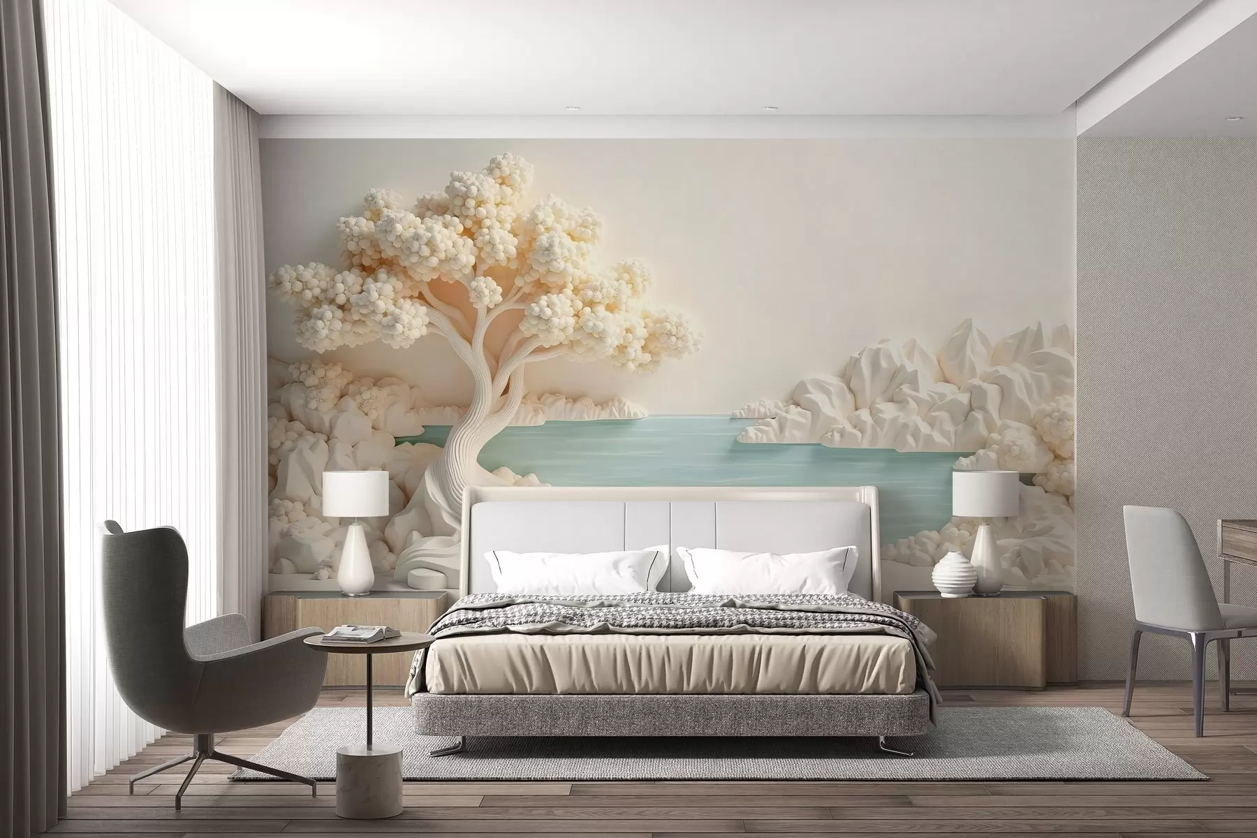 murales de pared Árbol volumétrico w02986