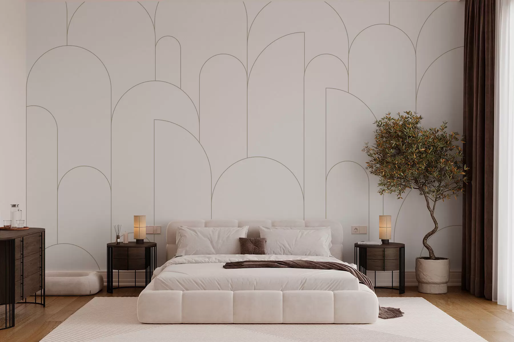 murales de pared Arcos minimalistas w03145v1